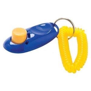 Training Clicker with Wrist Strap  Bird/Cat/Kitten/Puppy  (Colour May Vary)